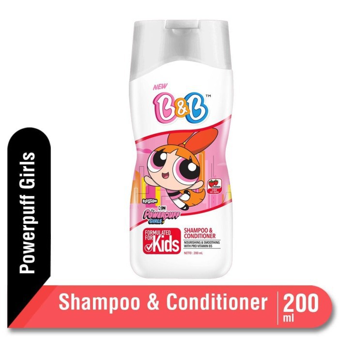 SHAMPOO &amp; CONDITIONER B&amp;B KIDS 200ML BOTOL