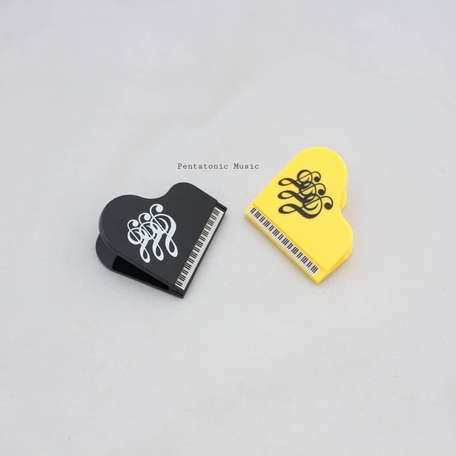 

Jepit Klip Motif Piano Musik / Piano Treble Clip with Magnet / Jepit Kertas Klip Buku Unik