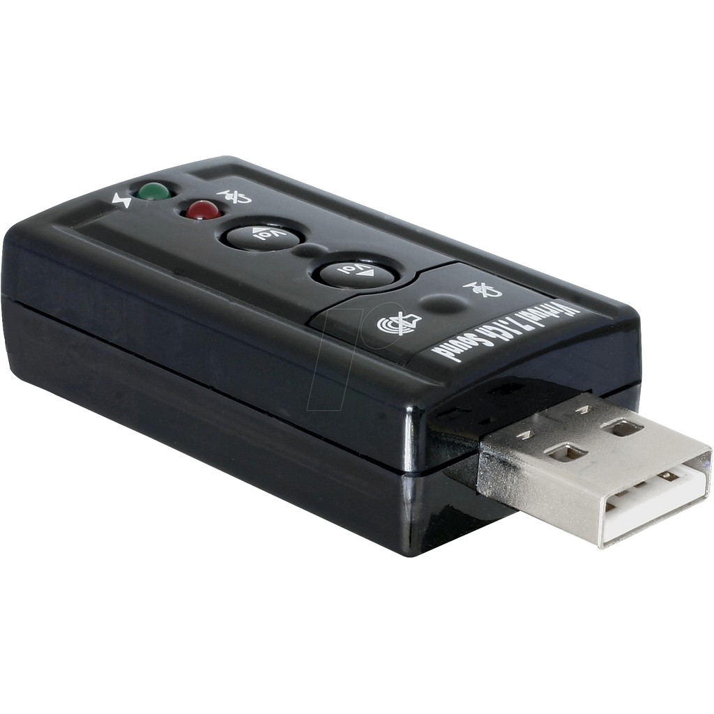 E_   Sound Card Adapter USB 7.1 Channel External Soundcard Audio