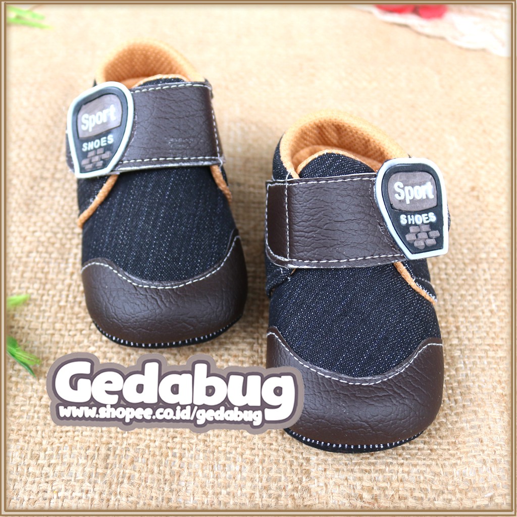 Sepatu Bayi Bjorr Prewalker Laki Laki umur 2 - 14 bulan Baby Walking Shoes - gedabug