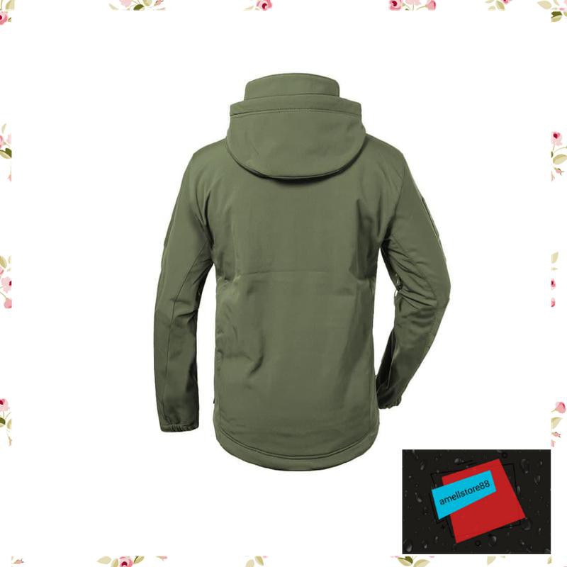 Jaket Pria parasut parka gunung Army TAD Tactical Bahan Import Hijau Army TR8