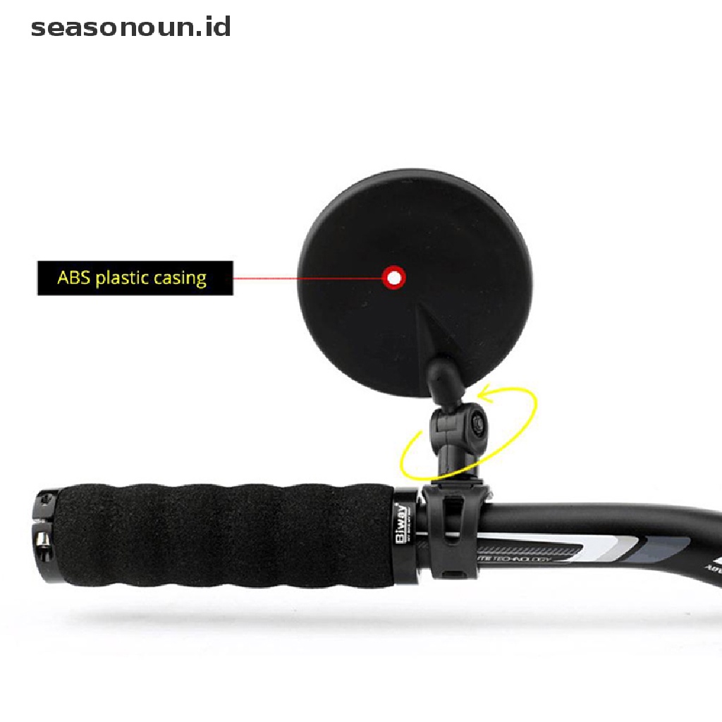 (seasonoun) Kaca Spion Sepeda Rotasi 360 Derajat