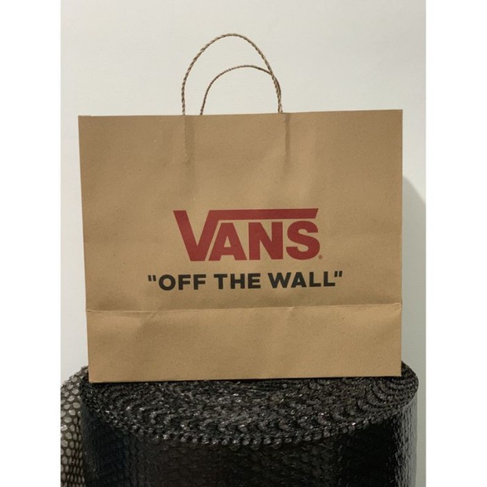 

READY COD (BISA COD) PAPERBAG VANS ORIGINAL 37x17x31 | PROMO PAPER BAG KERTAS GRATIS ONGKIR