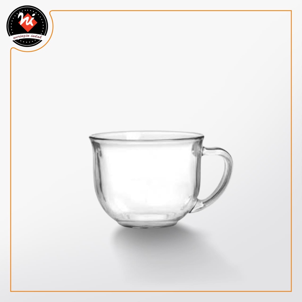 MUG KACA BESAR / GELAS SOUP KACA / GELAS MUG SEREAL / BREAKFAST BOWL SEREAL / GELAS MUG MURAH CANGKI