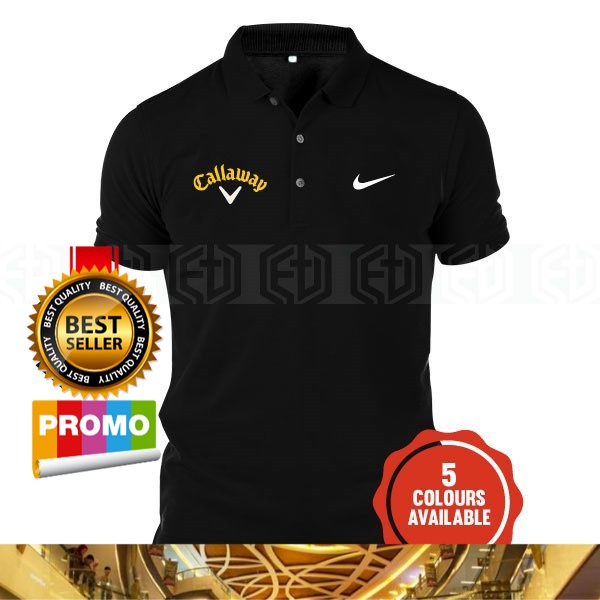 ⭐️⭐️⭐️⭐️⭐️POLO LOGO SABLON Polo T Shirt Callaway  Golf  Iron Driver Swing Wedge Putter Ball Sand FJ 