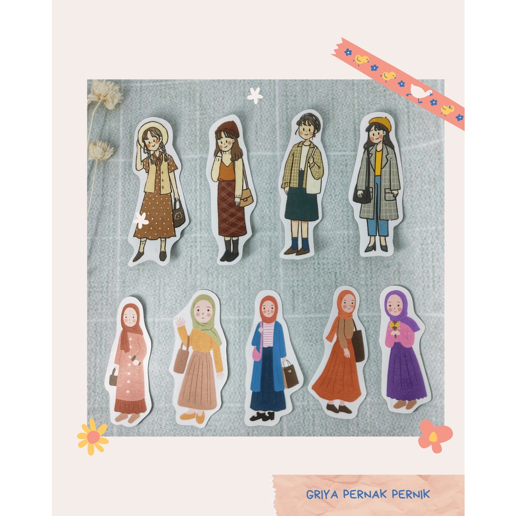 

Pernak Pernik - Stiker OOTD Cewek | Stiker Aesthetic | Stiker Jurnal