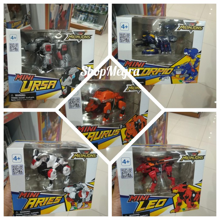 Robot Metalions Mini Ursa  Scorpio  Aries  Leo  Taurus - Taurus