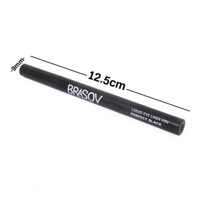 BPOM Pulpen Eyeliner Netto 2 ML Perfect Black Waterproof XX-CT Hitam - BRASOV [A-27]