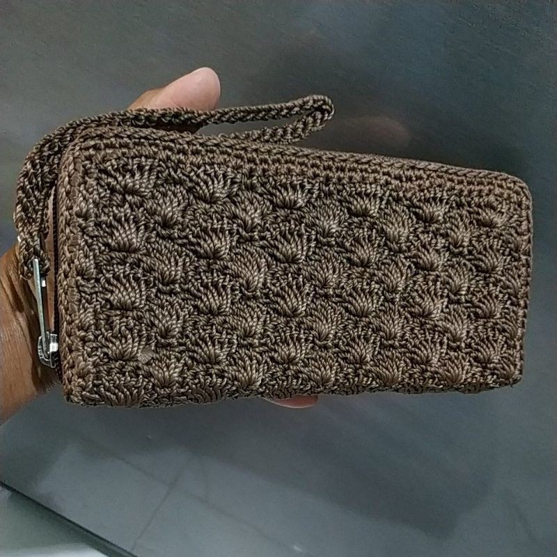 Dompet Panjang Rajut Nilon