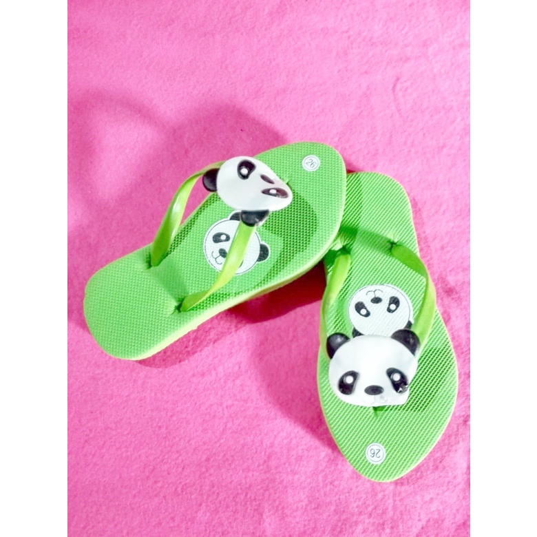 SANDAL JEPI ANAK LAKI-LAKI DAN PEREMPUAN MOTIF PANDA