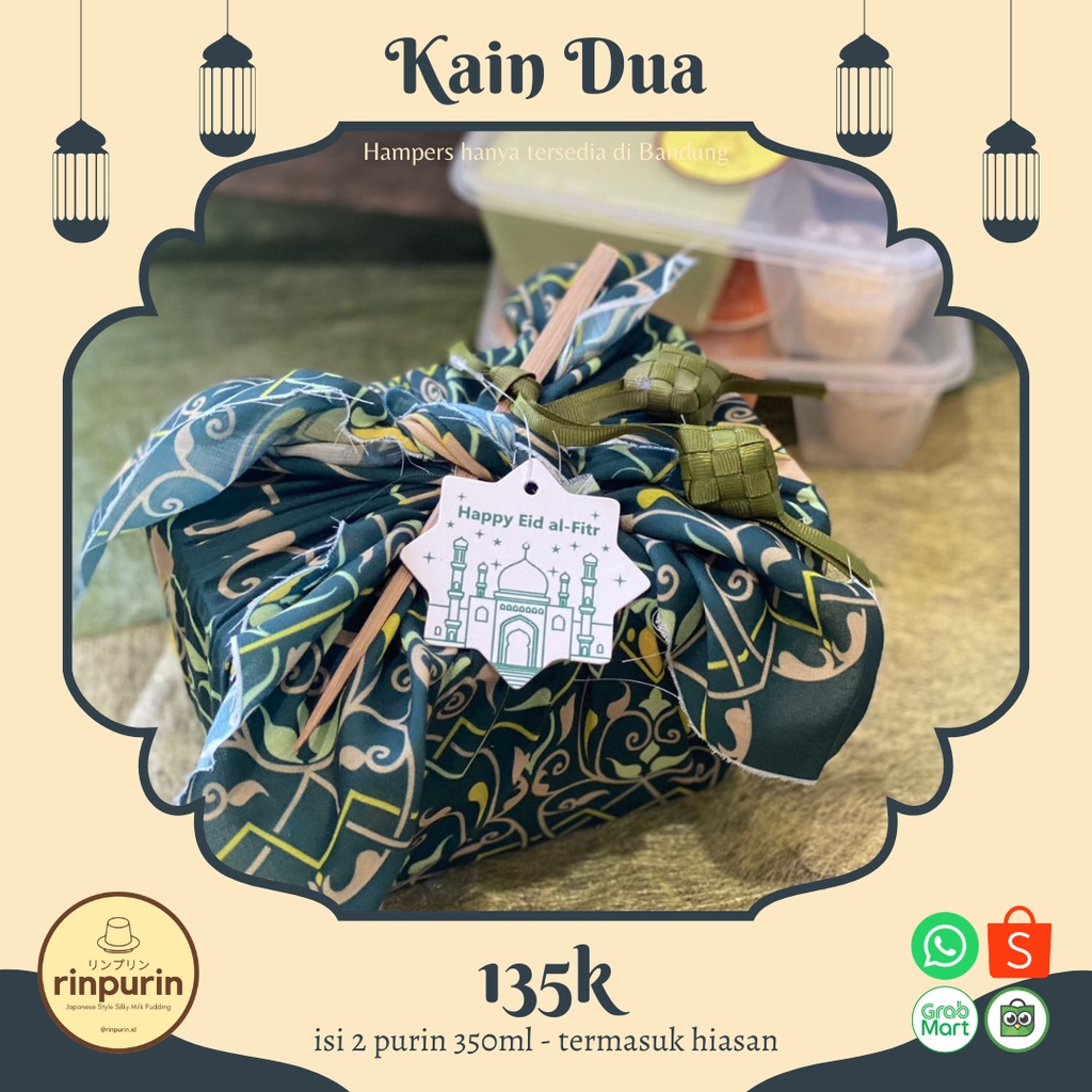 

RINPURIN HAMPERS LEBARAN IDUL FITRI - PUDDING DESSERT ALA JEPANG - READY STOCK