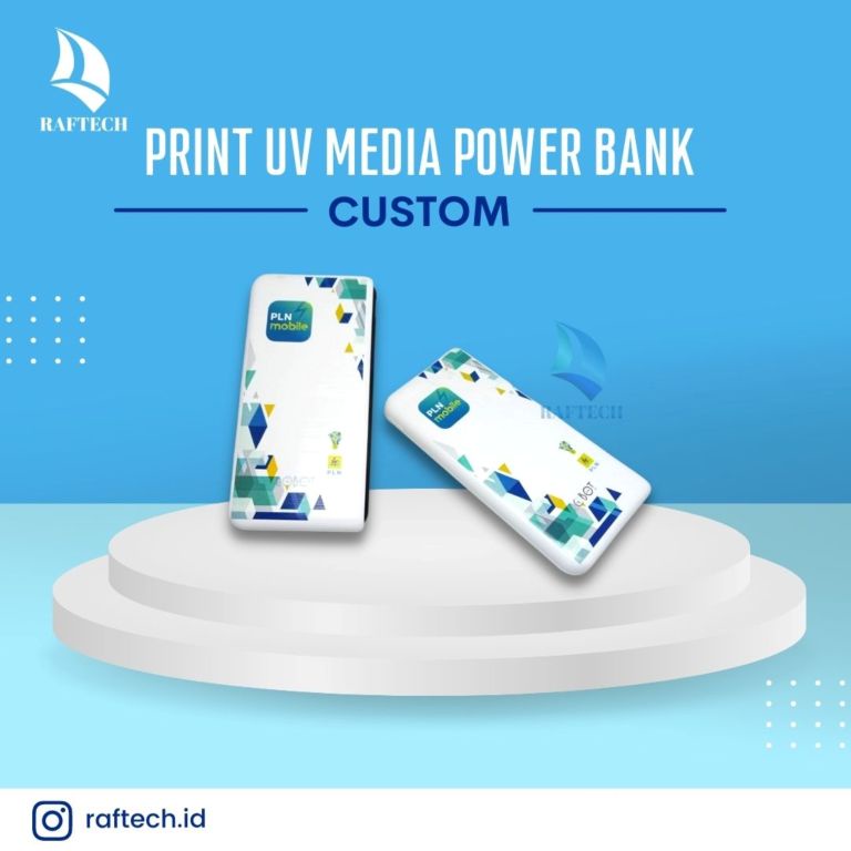 Jasa Cetak Powerbank Print UV Custom