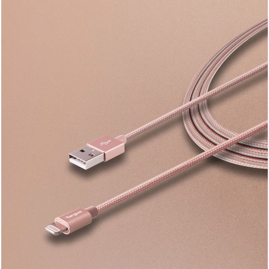 Kabel Targus ACC99404 Lightning to USB Rose Gold - TARGUS ACC99404AP