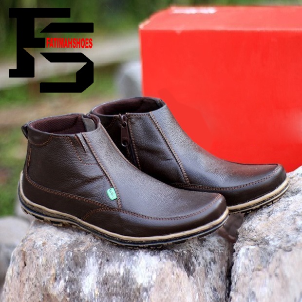 FATIMAHSHOES - Sepatu Formal Pria Bahan Kulit Sepatu Kerja Kantor Pria Sepatu Pantofel Pria Sepatu Casual Pria