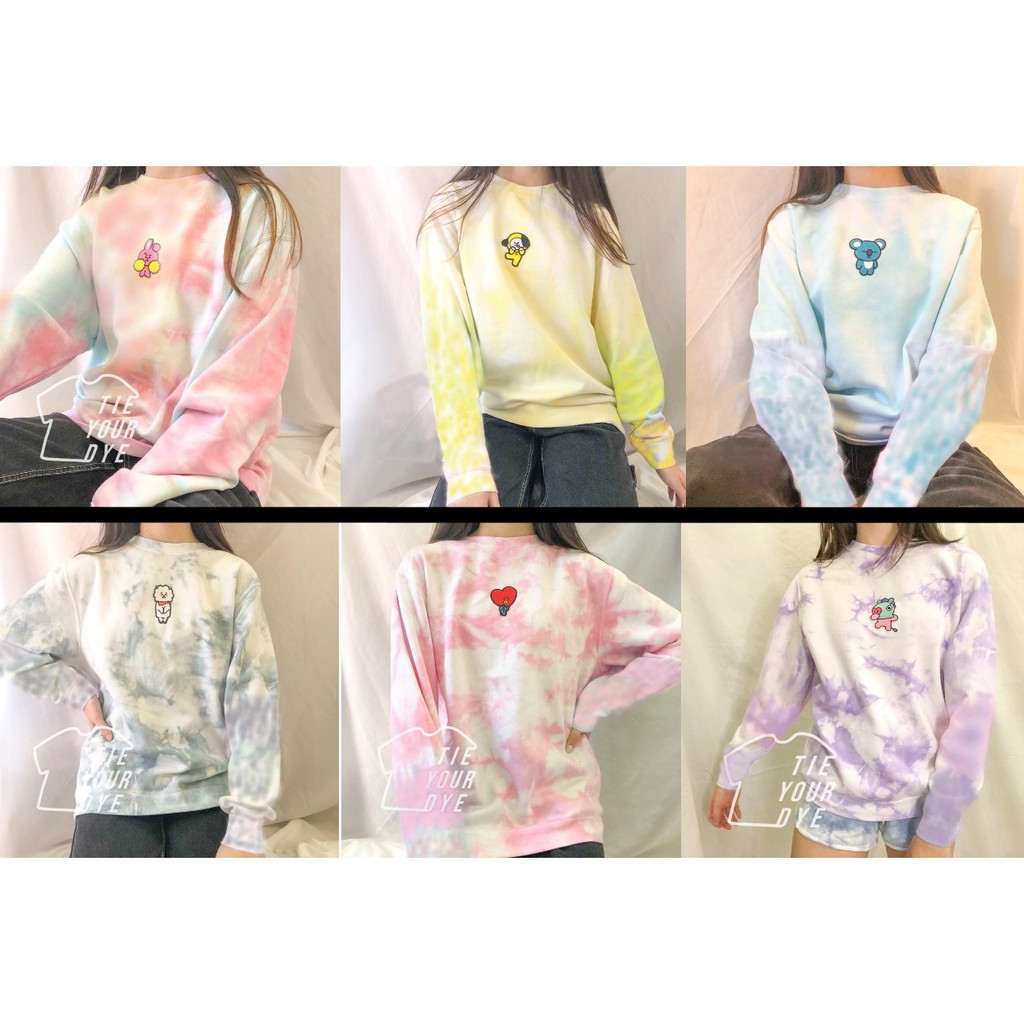 SWEATER TERBARU TIE DYE KOREAN K POP