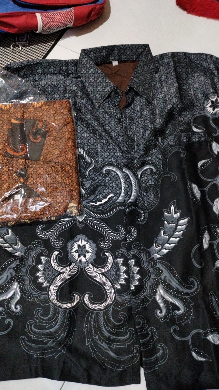 Kemeja Batik Pria Semi Sutra Furing Istimewa Lengan Panjang Termurah Original Pekalongan