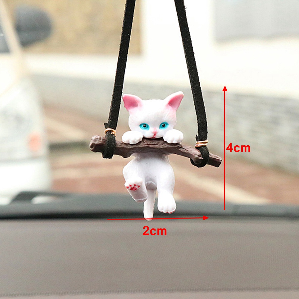 Wonderful Hiasan Gantung Interior Mobil Bentuk Kucing Dengan Ranting Untuk Pria / Wanita