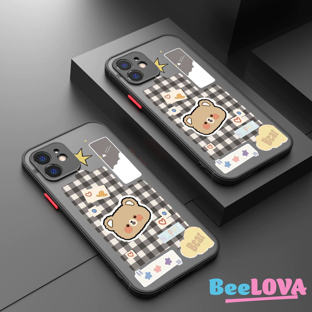 Case Tartan Bear Kitty Xiaomi Redmi 9 9A 9C Redmi 8 8A Pro Redmi 7 Redmi 6 6A Redmi 5 Redmi 5 Plus Redmi 5A Redmi 4A Redmi 4X-6