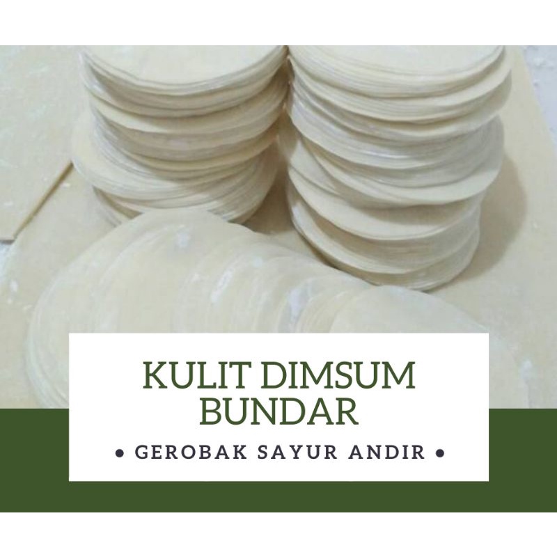 

Kulit Dimsum Bundar / Pack