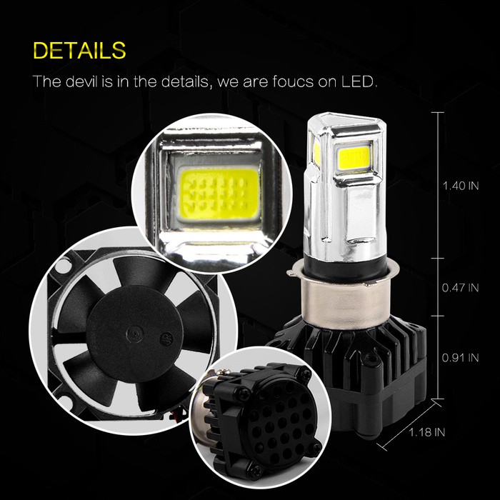 Lampu Motor LED 3 Sisi RTD