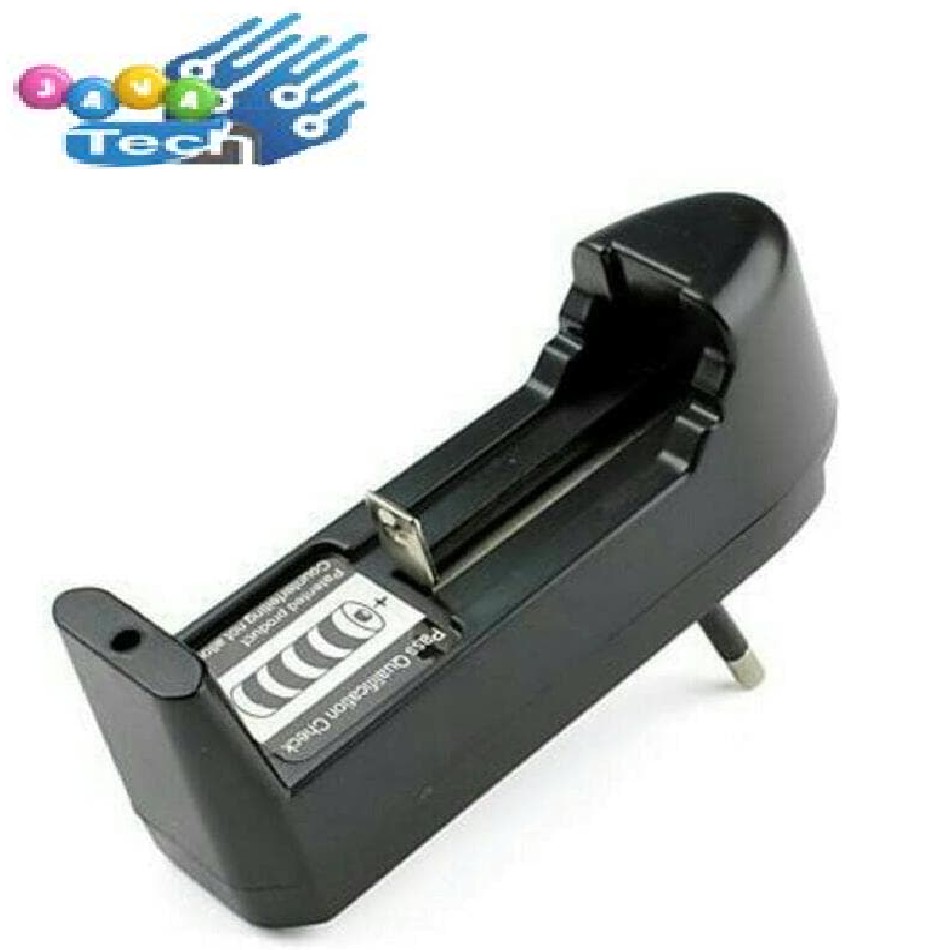 Charger Baterai 1 Slot  Cas Batre 18650 AA AAA