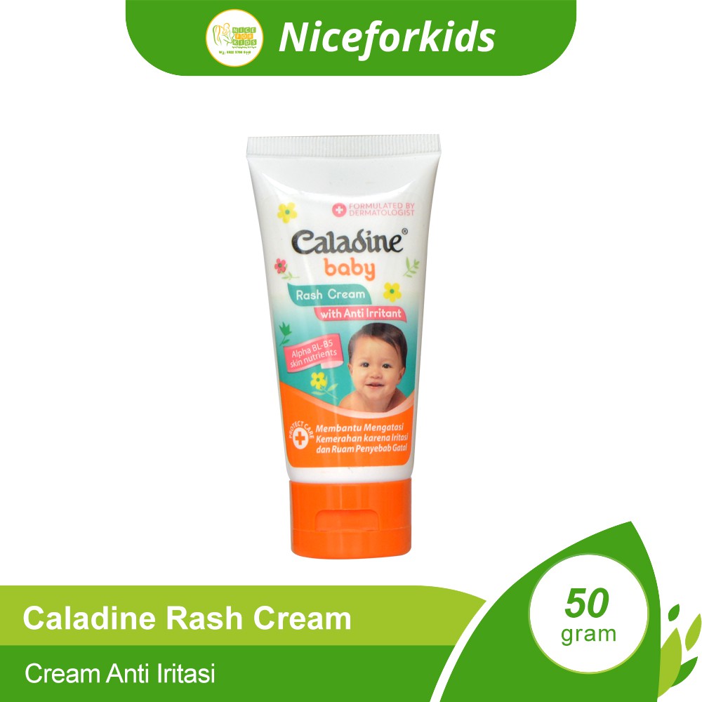 Caladine Baby Rash Cream 50 gr Krim Anti Ruam Popok dan Iritasi Pada Kulit Bayi