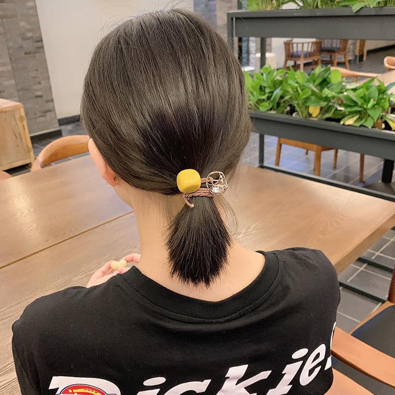 OSM JKT F5168 (1 PC ) Ikat Rambut Korea Geometri / Kuncir Rambut / Aksesories Rambut Wanita-2