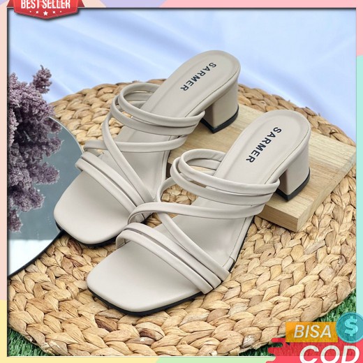 High Heels Pesta Wanita Sandal Hak Tinggi  Bridesmaid Hak Tahu Hills Remaja Sandal Hak Tahu Haihils 