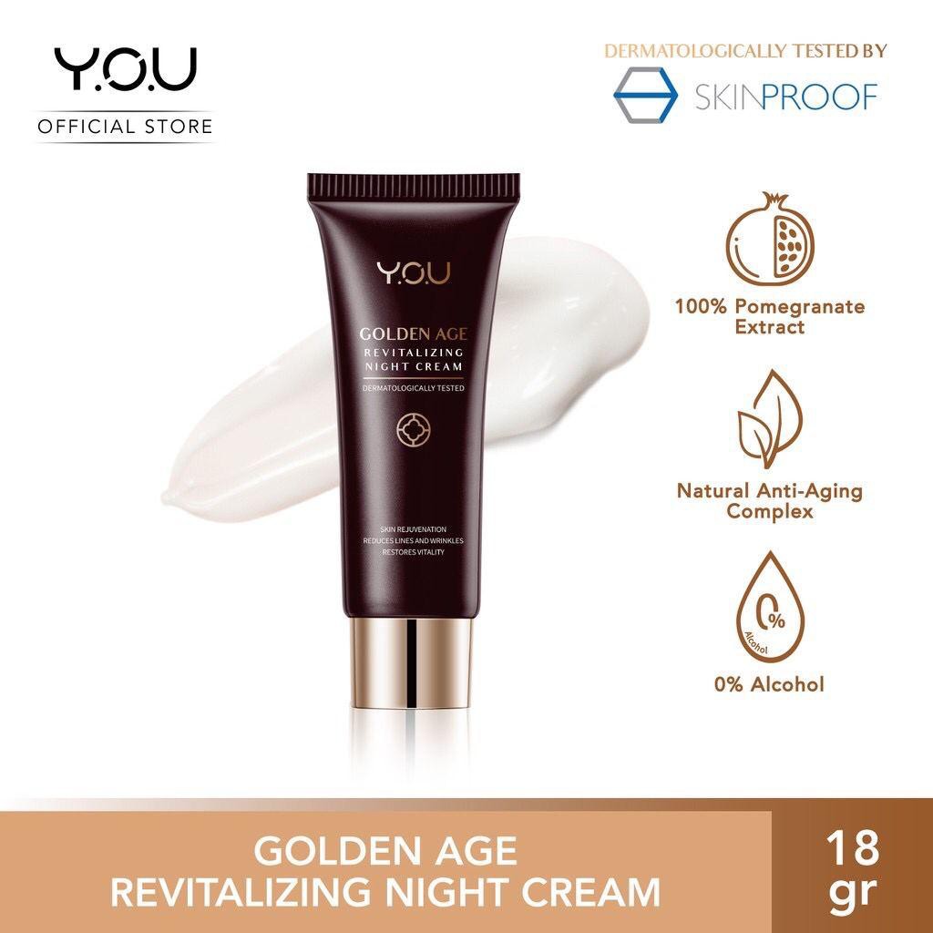 [Emperor] YOU Golden Age Revitalizing Night Cream 30g Overnight Skin Reviving Complex