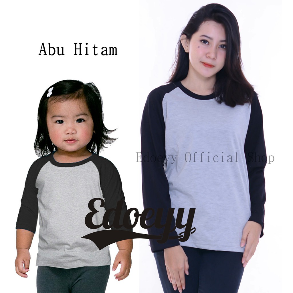  Kaos  Raglan  Baju  Reglan Kaos  Polos kaos  Couple  