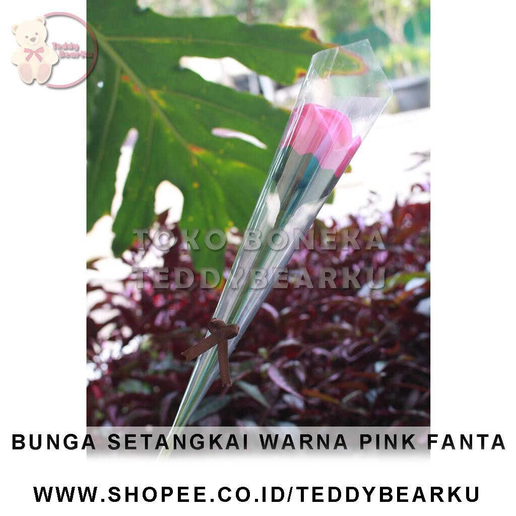 BUNGA SETANGKAI PINK FANTA