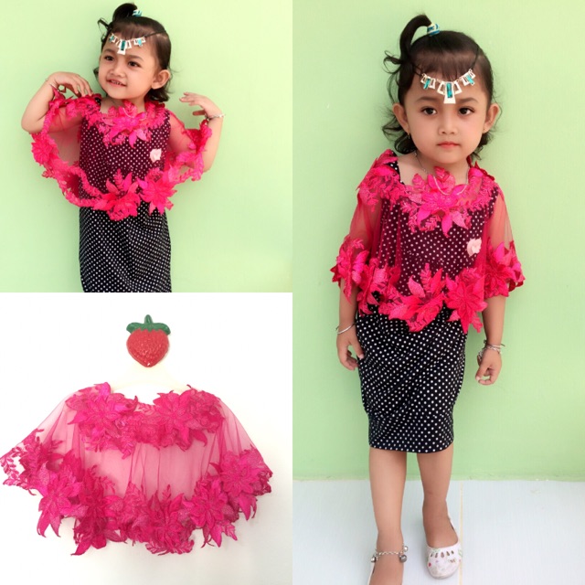 Bolero brokat anak