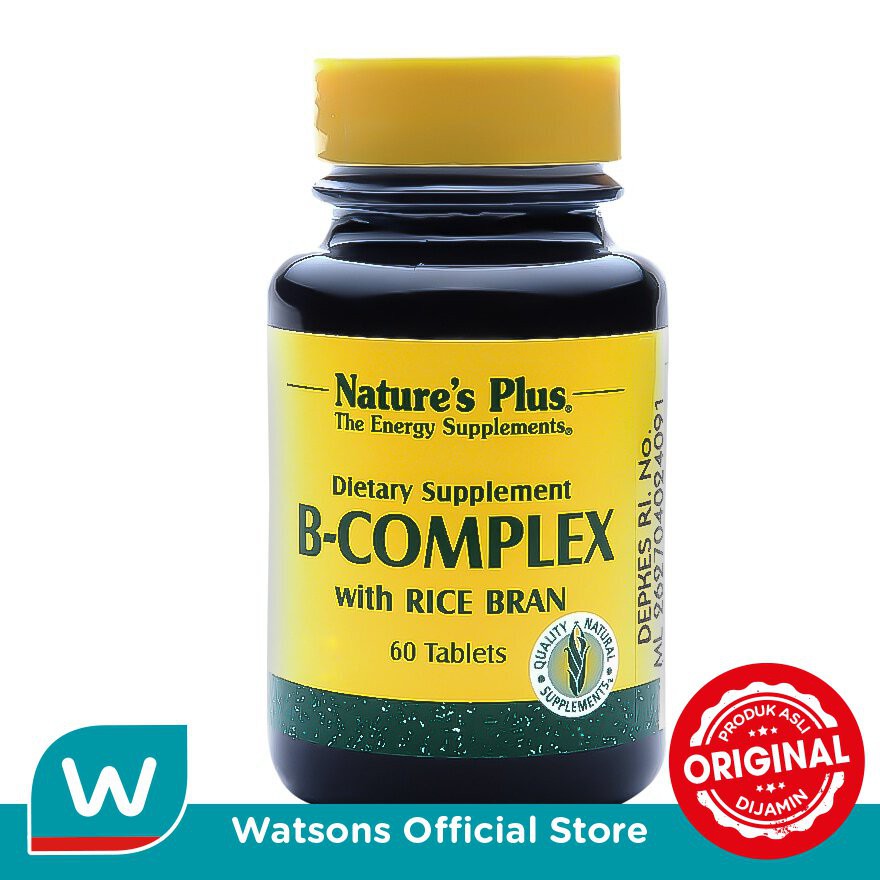 Jual Nature's Plus B-Complex 60's | Shopee Indonesia