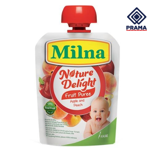 

MILNA NATDELIGHT APPLE & PEACH 80 G