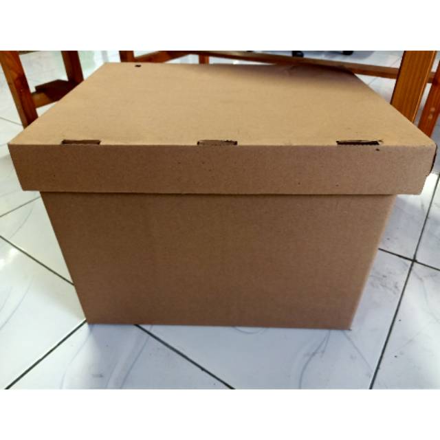 NEW Dus Arsip Polos Kardus Arsip Arsip Box - Cokelat