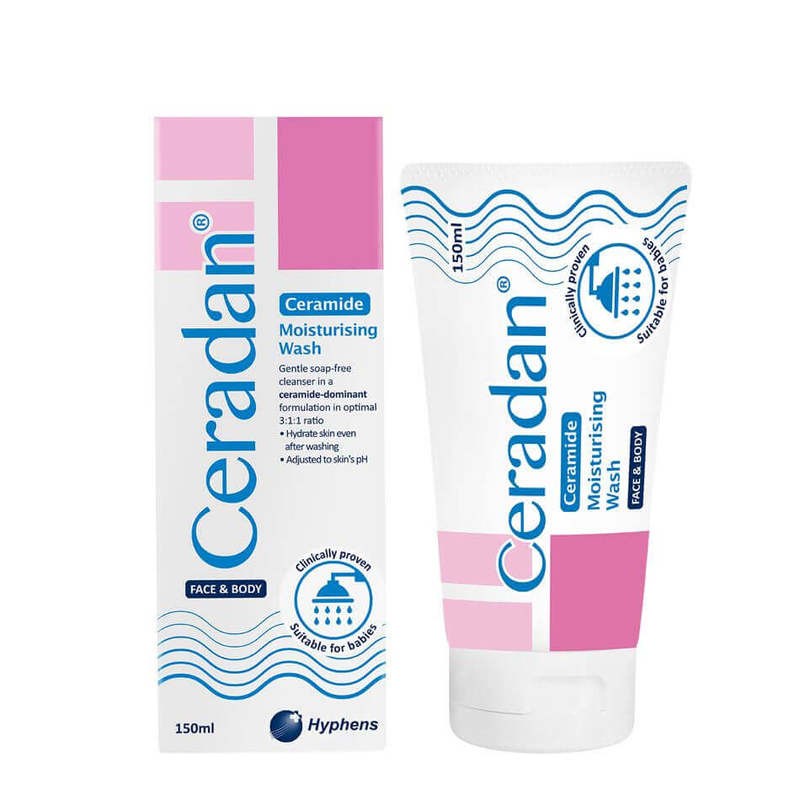 CERADAN MOISTURISING WASH 150ML / 79004