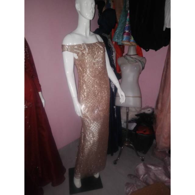 Evening gown /gaun mlm mewah