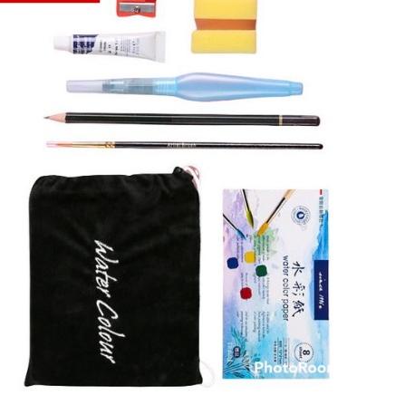 

Koleksi Terbaru.. TOPER Watercolor Set 48 Warna Solid Free Kuas dan Kertas Gambar Metal Tin Case/Cat Air Padat Set/Water Color Set