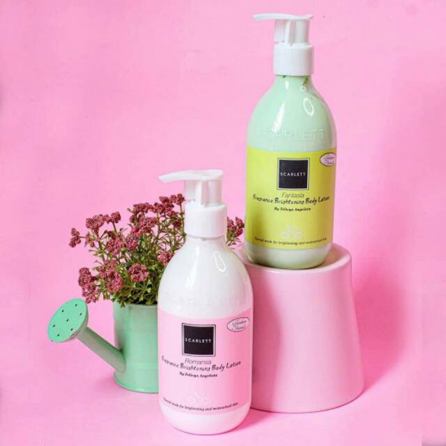 Scarlett Scarlet Whitening Romansa & Fantasia Brightening Body Lotion Handbody Cream Murah Paket Ori