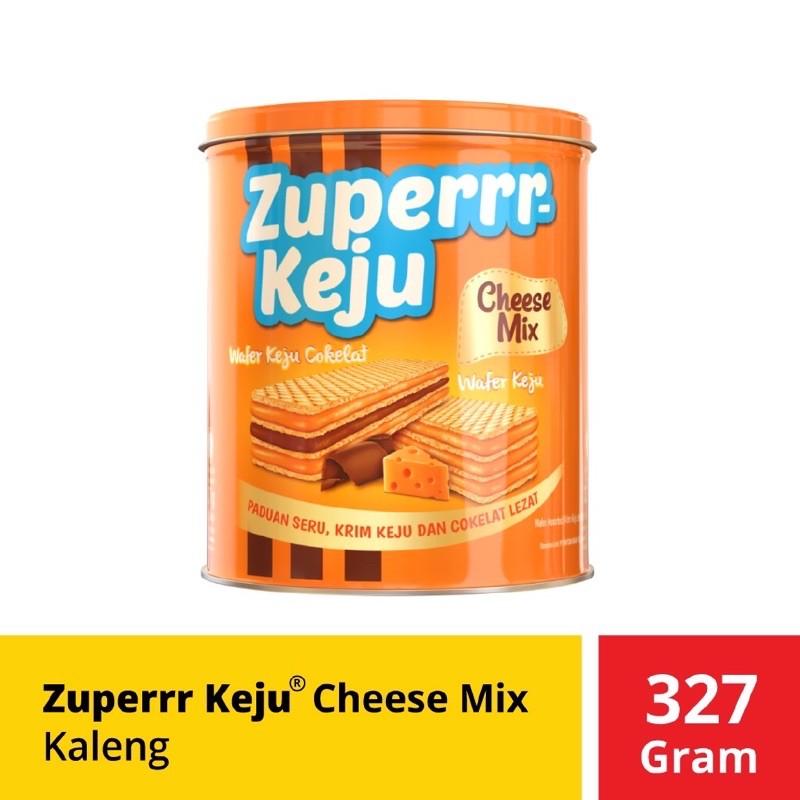ZUPER KEJU CHEESE MIX KALENG 327gram