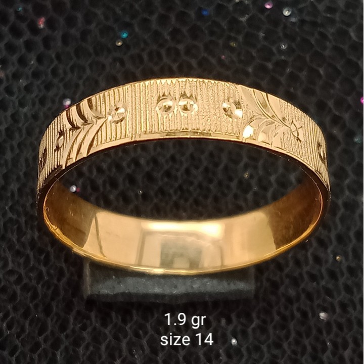 Cincin Emas 17 K - 1.9 gr Kadar 750 - 2045