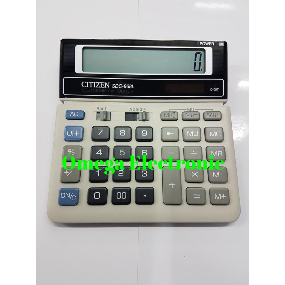 

Promo Original Citizen Calculator Sdc-868L - Kalkulator Desktop Meja Kantor