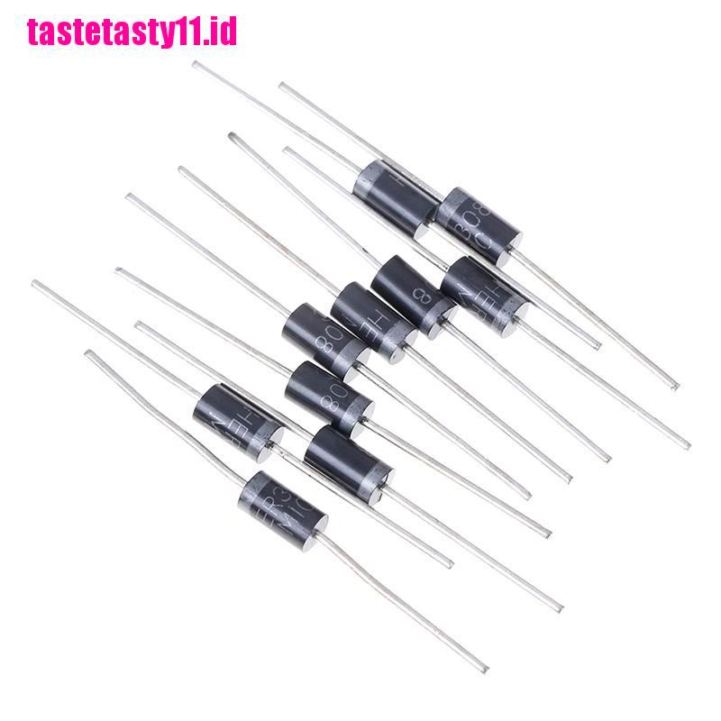 【TTID】10 Pcs HER308 HER 308 rectifier ultra fast recovery diode 3A 1000V DO-27