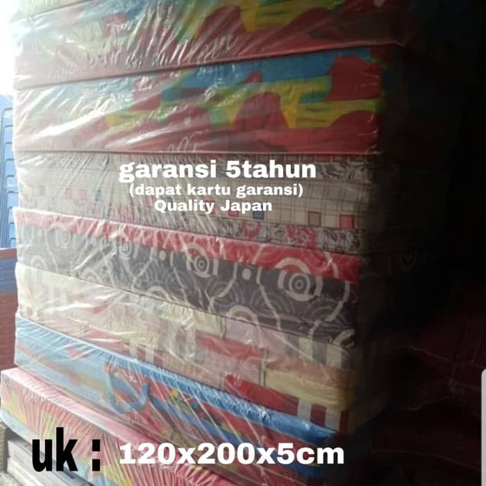 kasur busa lipat inoac 120x200x5 bergaransi