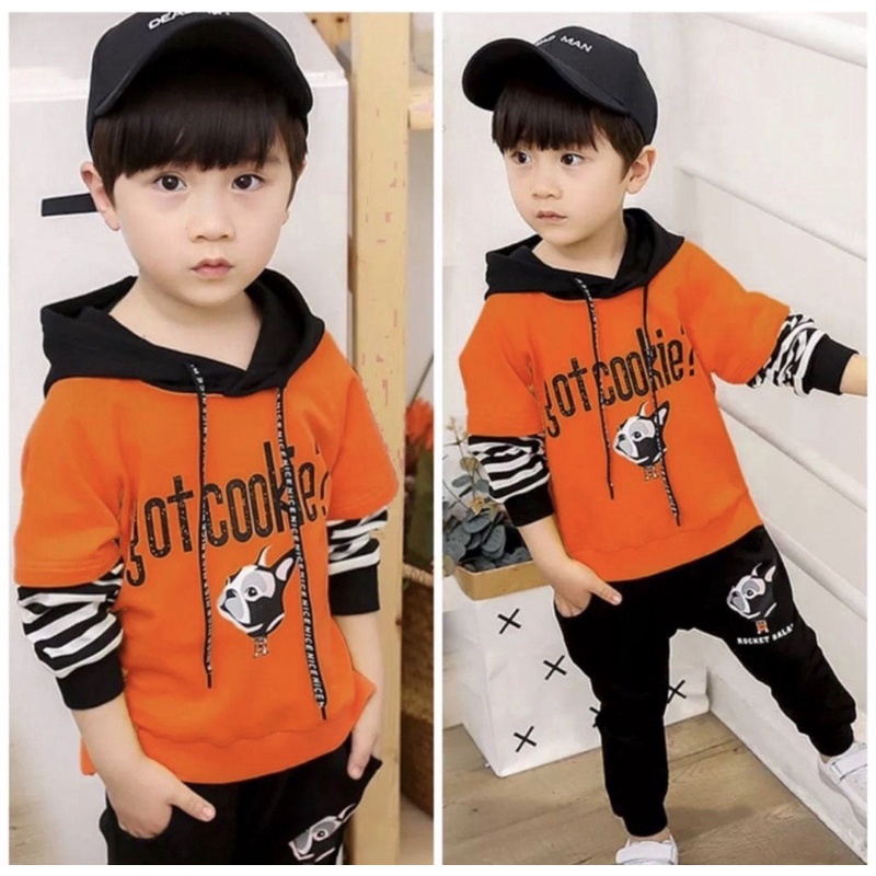 hodie anak laki laki dan perempuan terkini 1-5 tahun harga grosir