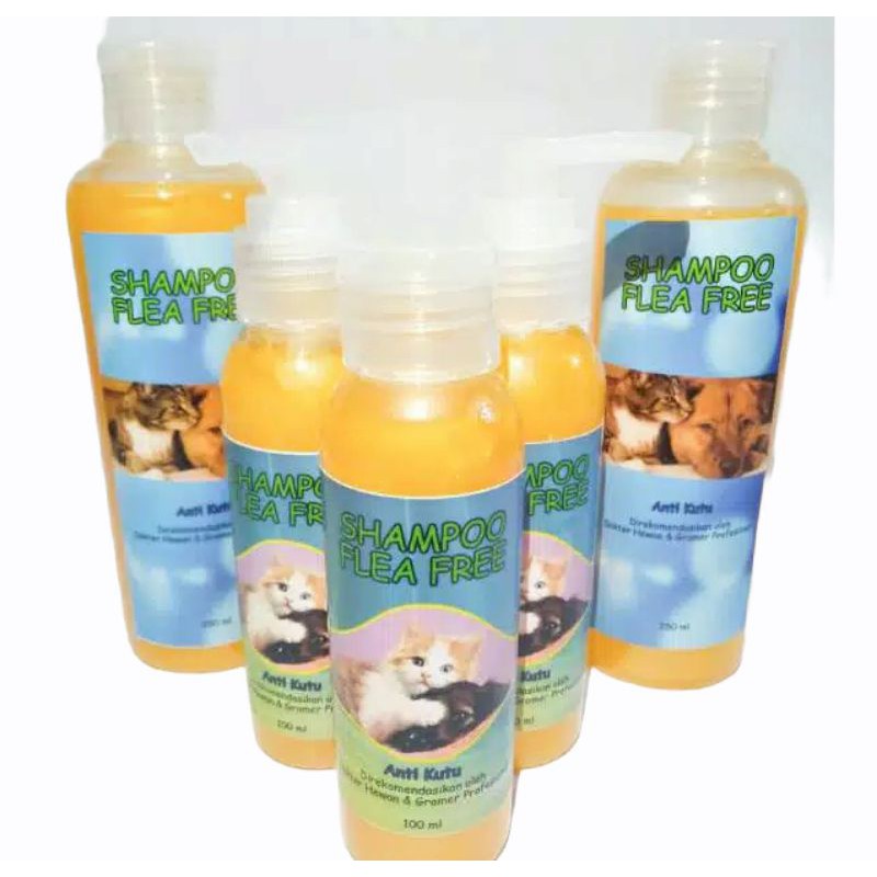 Shampo FLEA FREE anti kutu anjing dan kucing