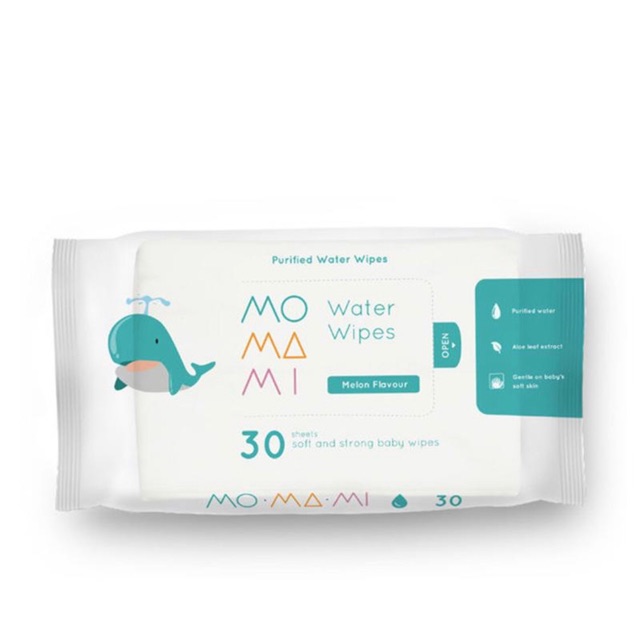 Momami purified water wipes