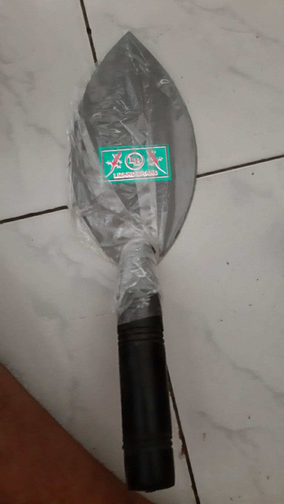 Cetok Tukang Bangunan - Sendok Semen Model Gagang Karet Besar