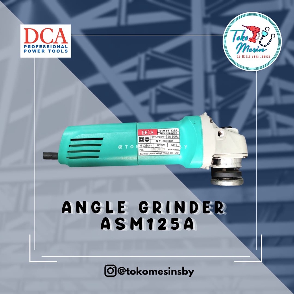 DCA MESIN GERINDA 5" / ANGLE GRINDER ASM125A