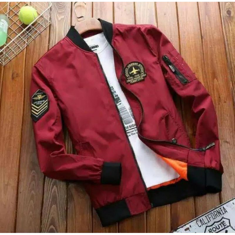 ZET Bomber Kajet || Jaket Bomber Pria Trendy II Jaket Pilot Outdor Bahan Fleece ( Pria dan Wanita )